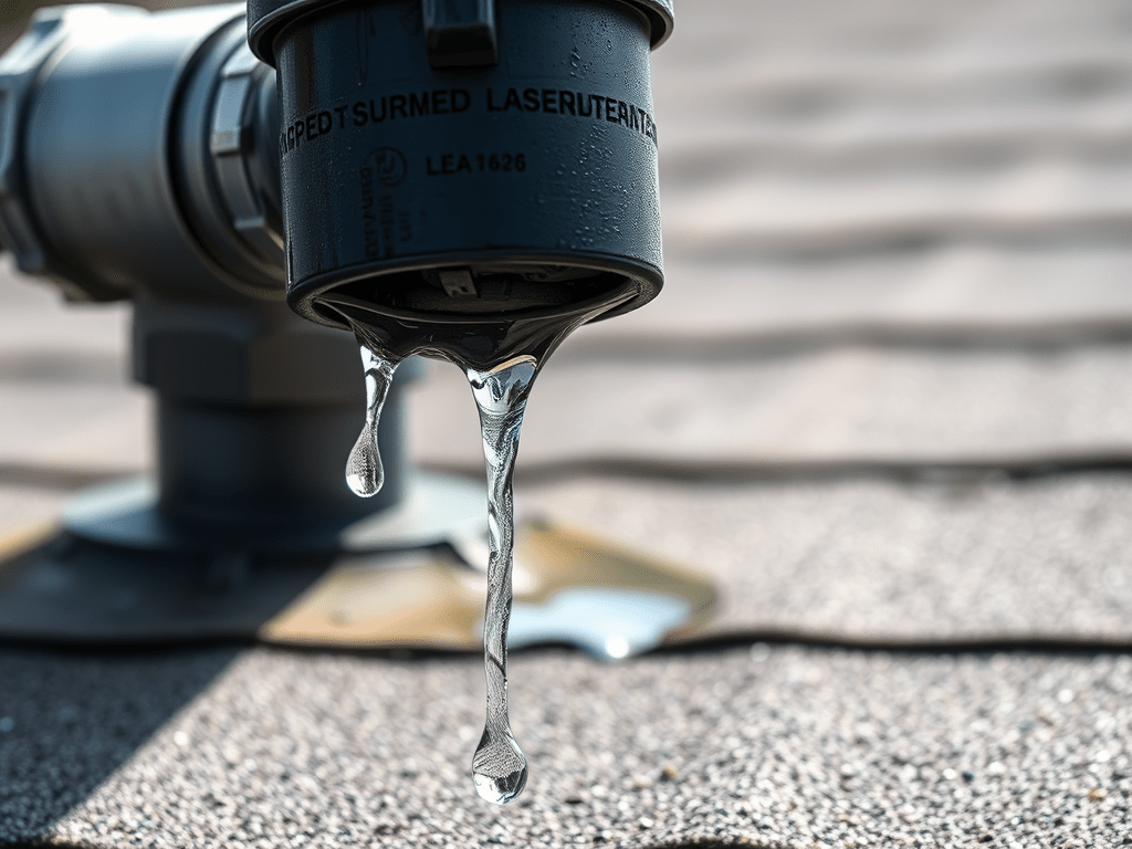 Fuite d'eau toit